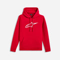 Felpa con cappuccio Alpinestars Ageless V3 - Rosso/Bianco