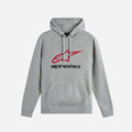 Alpinestars Always V3 Hoodie - Heather Grey/Red/Black