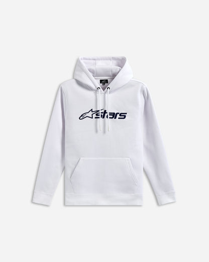 Felpa con cappuccio Alpinestars Blaze V3 - Bianco/Blu navy