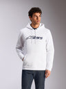 Felpa con cappuccio Alpinestars Blaze V3 - Bianco/Blu navy