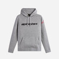 Sweat à capuche Alpinestars Linear Wordmark V3 - Gris chiné/Rouge/Noir