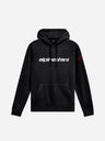 Sweat à capuche Alpinestars Linear Wordmark V3 - Noir/Blanc/Rouge