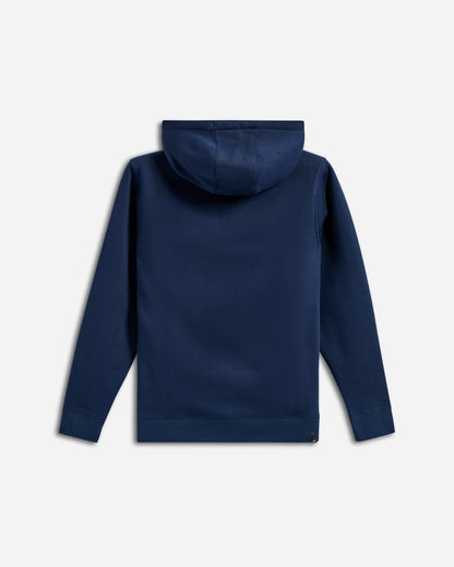 Felpa con cappuccio Alpinestars Ride V3 - Blu navy/Bianco/Rosso