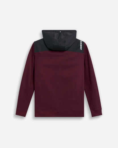 Sweat à capuche zippé Alpinestars Reckoning - Rouge