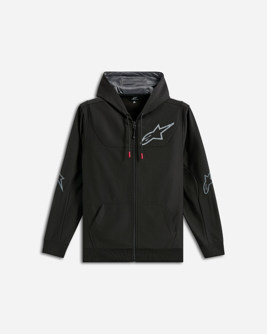 Felpa con cappuccio Alpinestars Sessions V3 - Nero/Grigio