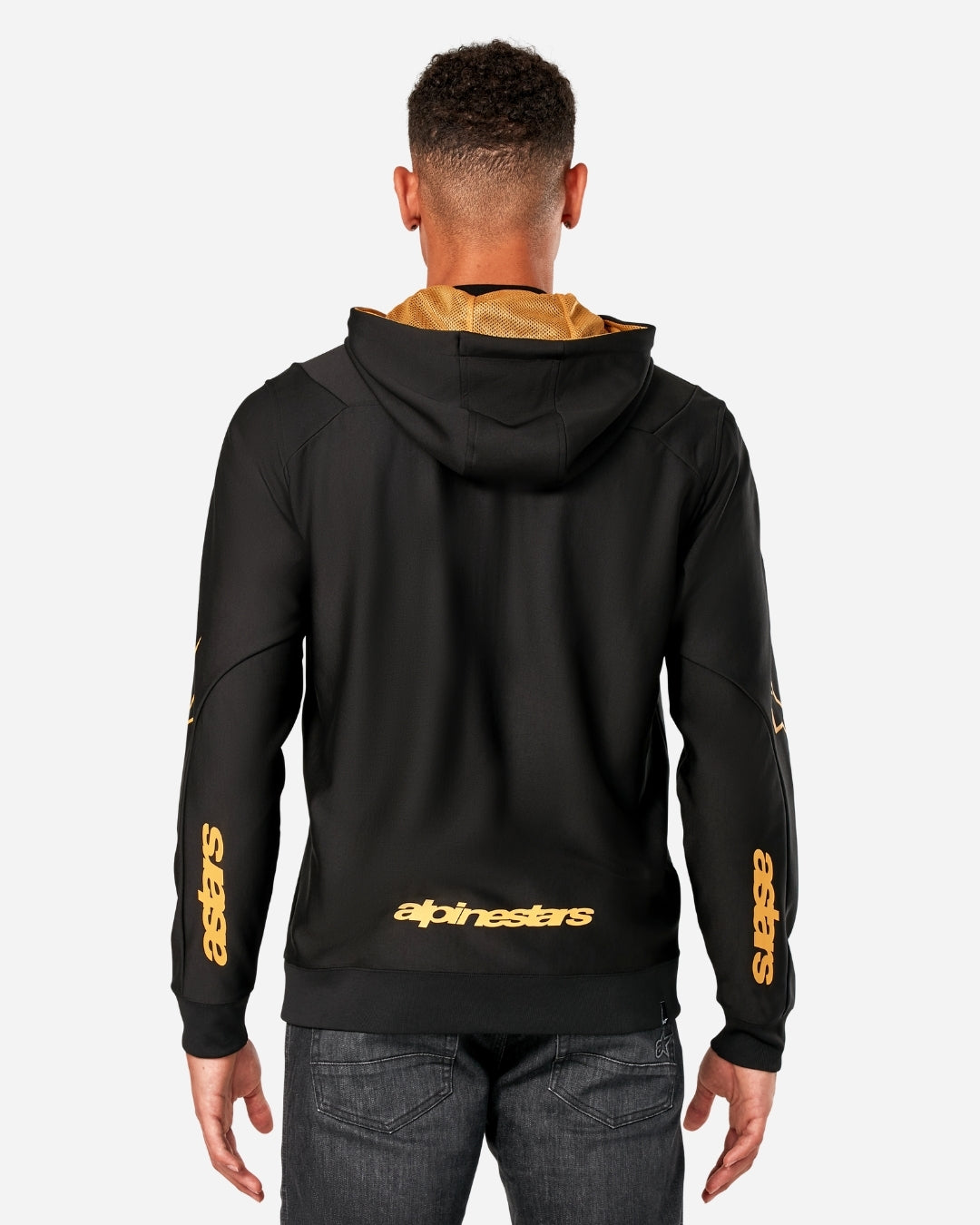 Sweat à capuche Alpinestars Sessions V3 - Noir/Or
