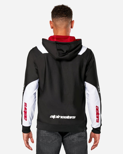Sweat à capuche Alpinestars Sessions V3 - Noir/Blanc/Rouge