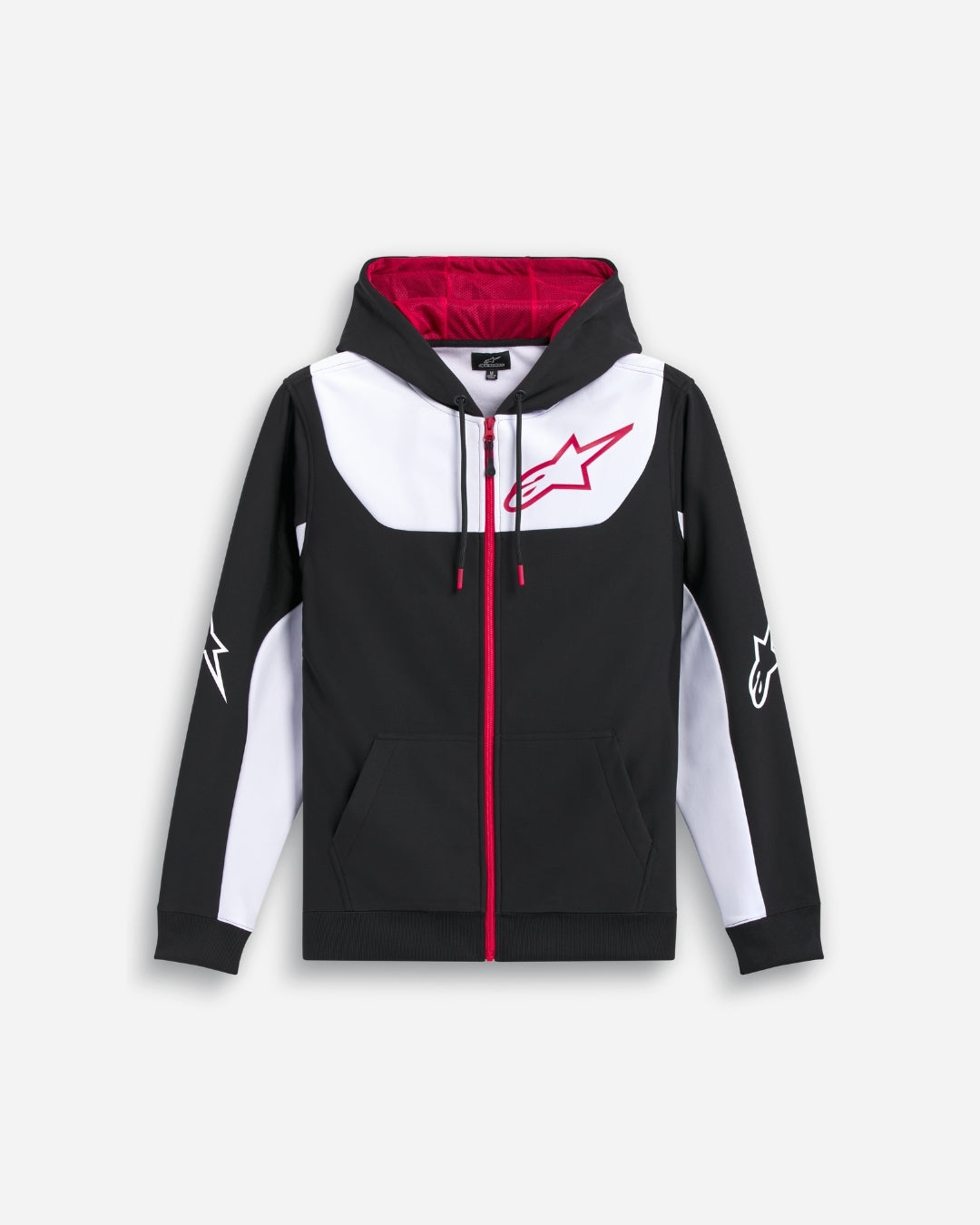Sweat à capuche Alpinestars Sessions V3 - Noir/Blanc/Rouge
