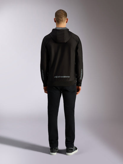 Felpa con cappuccio Alpinestars Sessions V3 - Nero/Grigio