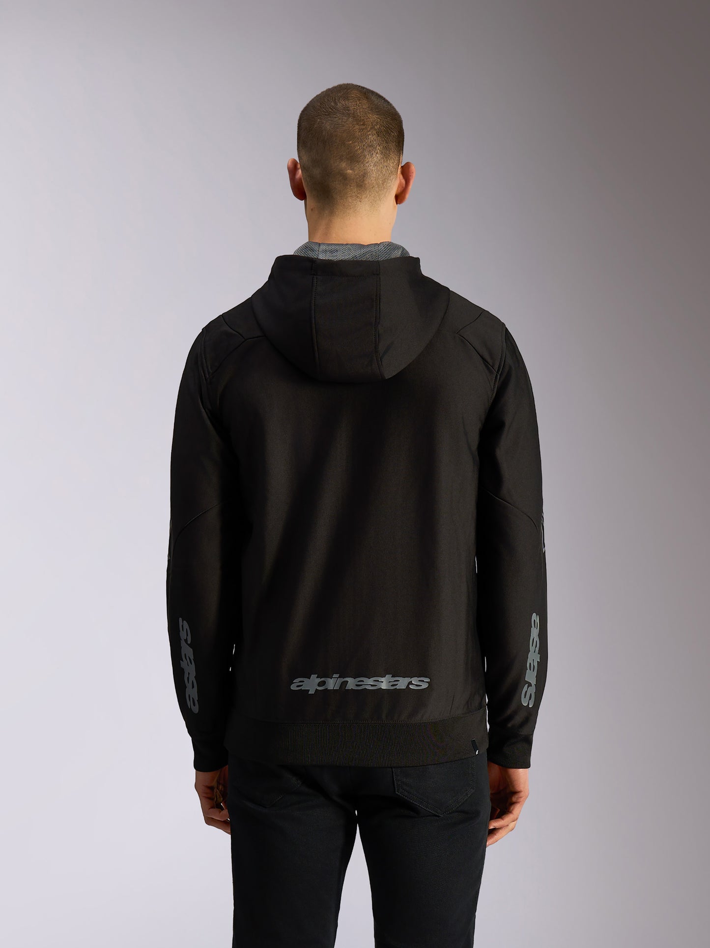 Felpa con cappuccio Alpinestars Sessions V3 - Nero/Grigio