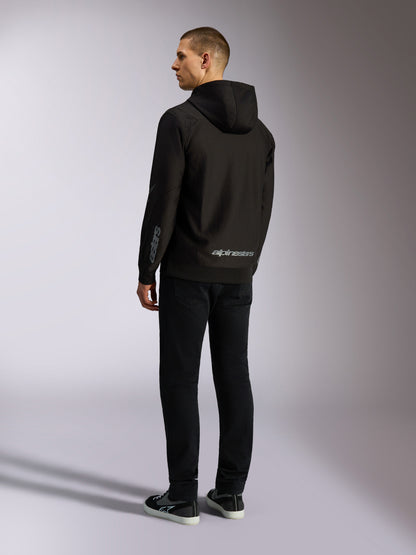 Felpa con cappuccio Alpinestars Sessions V3 - Nero/Grigio