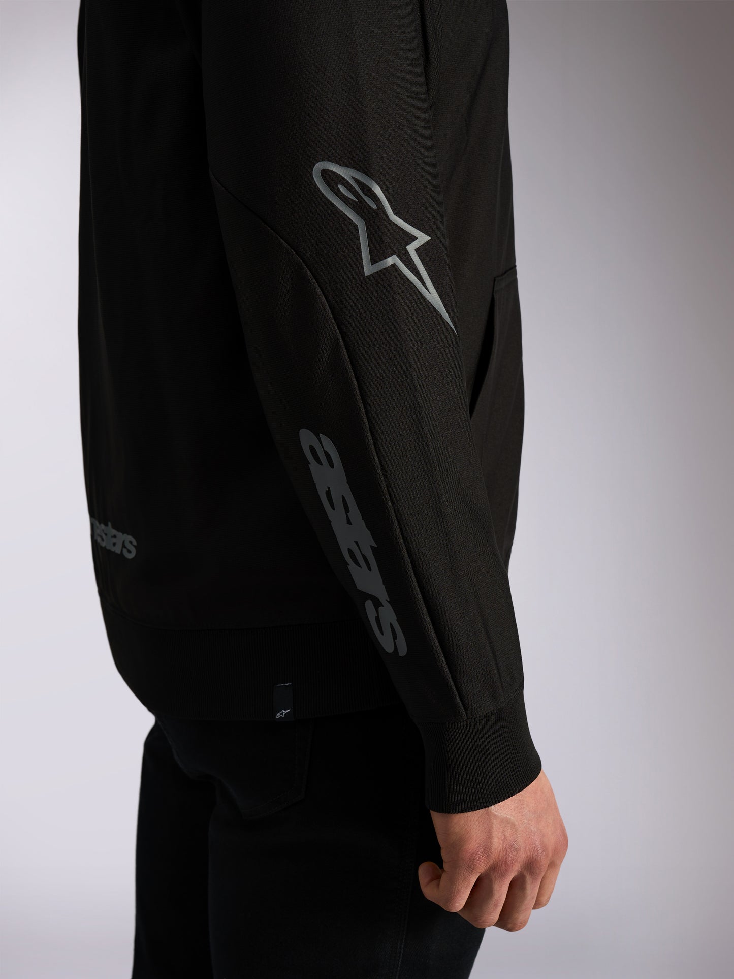 Felpa con cappuccio Alpinestars Sessions V3 - Nero/Grigio