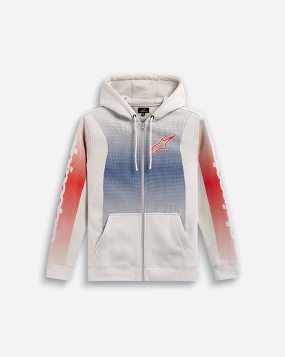 Sweat à capuche zippé Alpinestars Arising - Blanc