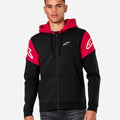 Felpa con cappuccio e zip Alpinestars Velocity - Nera