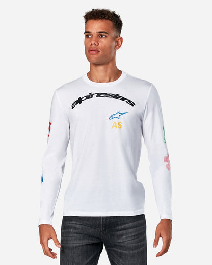Alpinestars Brundo Langarmshirt – Weiß