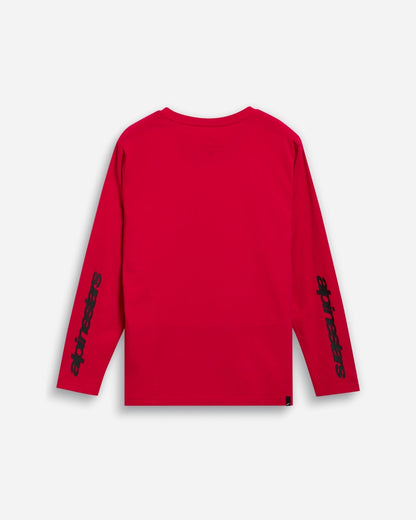 Alpinestars Backhand Long Sleeve T-Shirt - Red