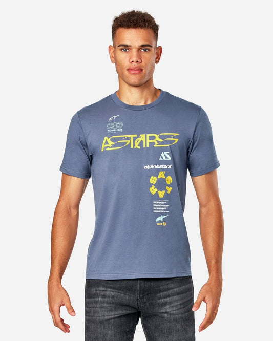 Alpinestars Animous Kurzarm-T-Shirt – Blau