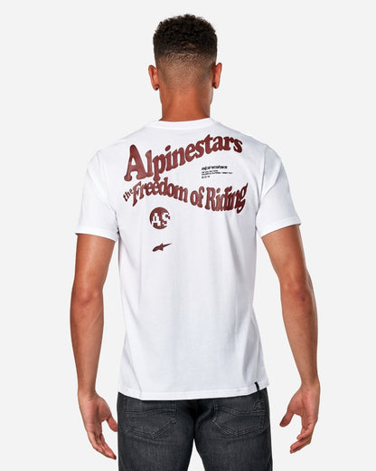 Alpinestars Swishy Kurzarm-T-Shirt – Weiß