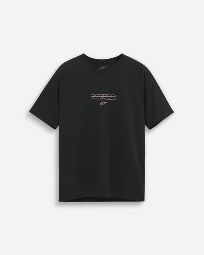 T-Shirt manches courtes Alpinestars Bold Type Back - Noir