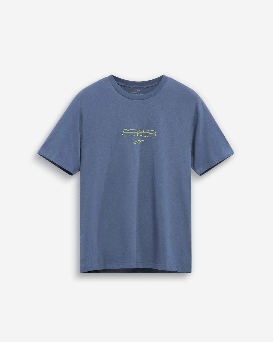 Alpinestars Kurzarm-T-Shirt mit auffälligem Rückendesign – Blau