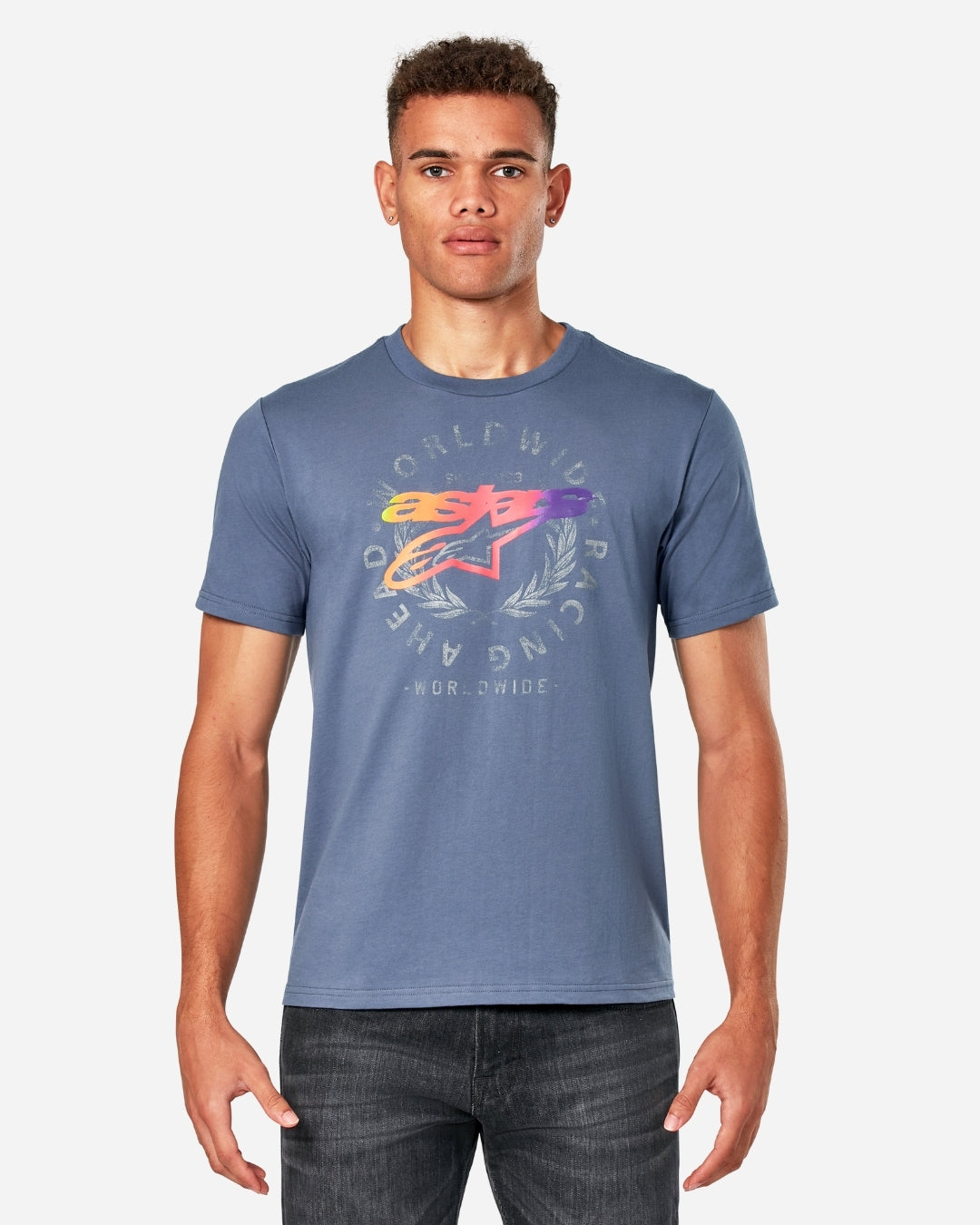 Alpinestars Overlay Kurzarm-T-Shirt – Blau