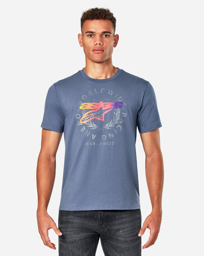 Alpinestars Overlay Kurzarm-T-Shirt – Blau