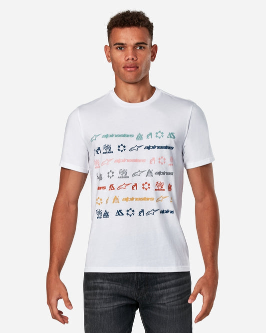 Alpinestars Glyfs Kurzarm-T-Shirt – Weiß
