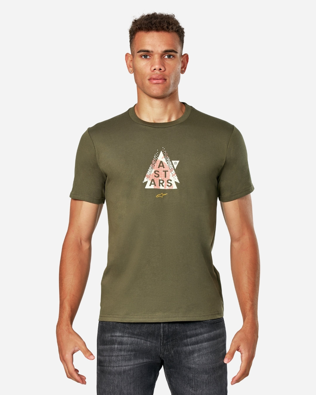 T-Shirt manches courtes Alpinestars Soloist - Vert
