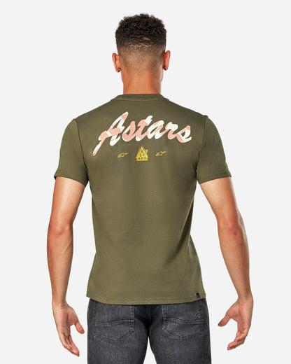 T-Shirt manches courtes Alpinestars Soloist - Vert