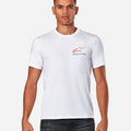 Maglietta a maniche corte Alpinestars Sequel - Bianca