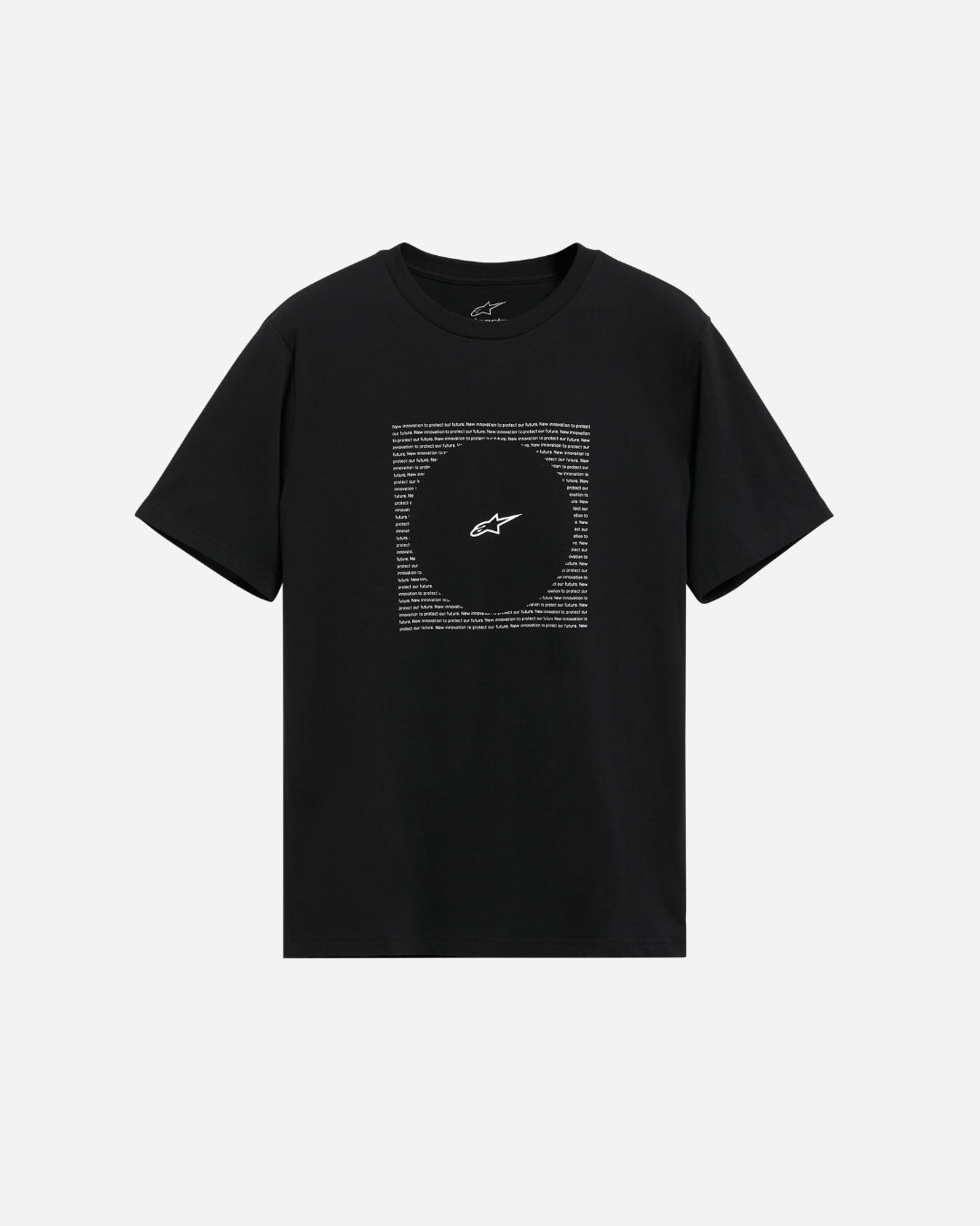 Alpinestars Kurzarm-T-Shirt mit Muster - Schwarz