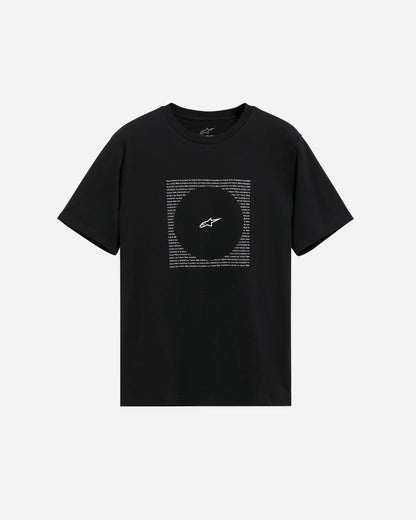 Alpinestars Kurzarm-T-Shirt mit Muster - Schwarz