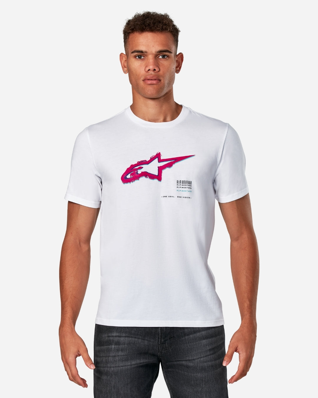 T-Shirt manches courtes Alpinestars Electrica - Blanc