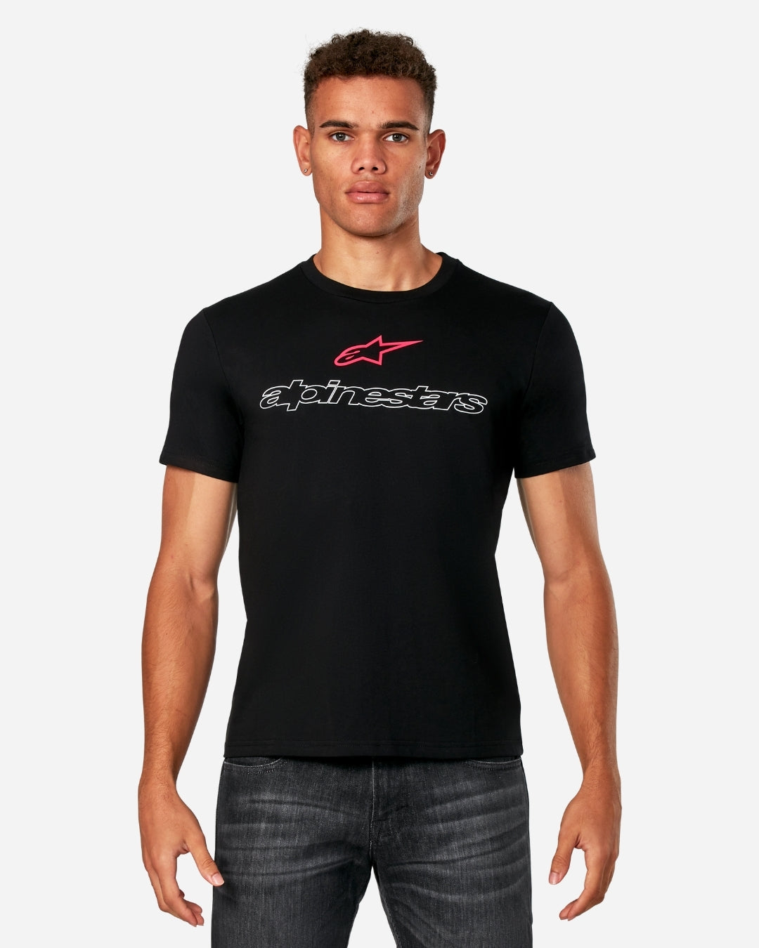 Alpinestars Linear Trace Kurzarm-T-Shirt – Schwarz