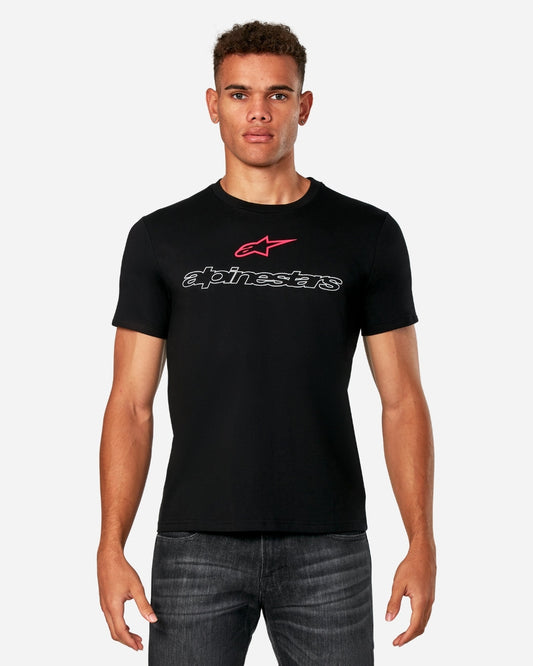 Alpinestars Linear Trace Kurzarm-T-Shirt – Schwarz