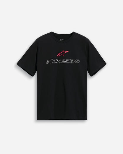 Alpinestars Linear Trace Kurzarm-T-Shirt – Schwarz