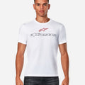 Maglietta a maniche corte Alpinestars Linear Trace - Bianca