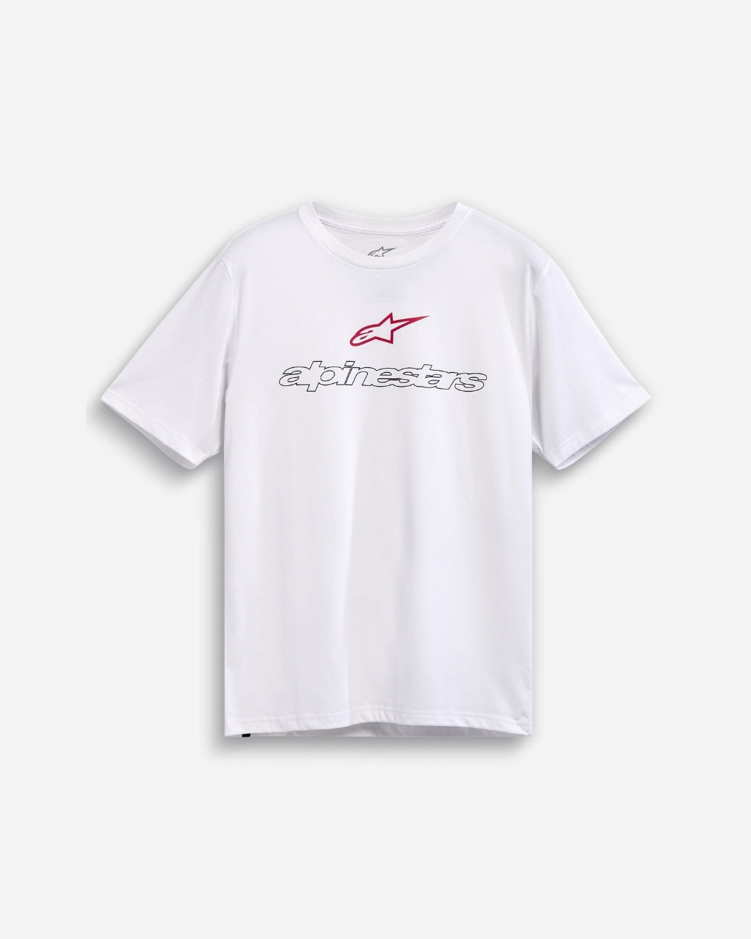 Alpinestars Linear Trace Kurzarm-T-Shirt – Weiß