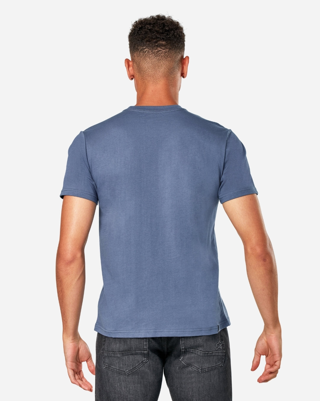 T-Shirt manches courtes Alpinestars Linear Trace - Bleu