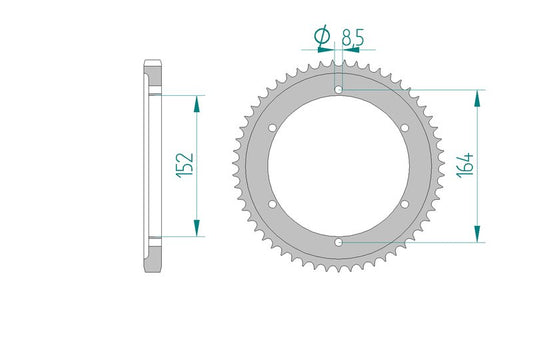 Couronne AFAM 12512 - 55 dents