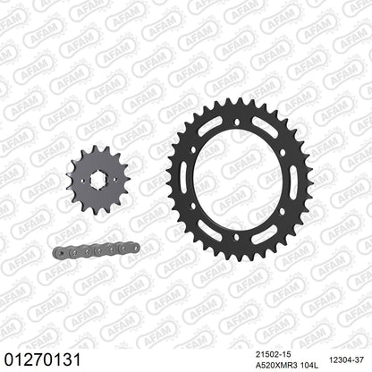 Kit chaîne AFAM Yamaha SRX 600 (1986-1990)
