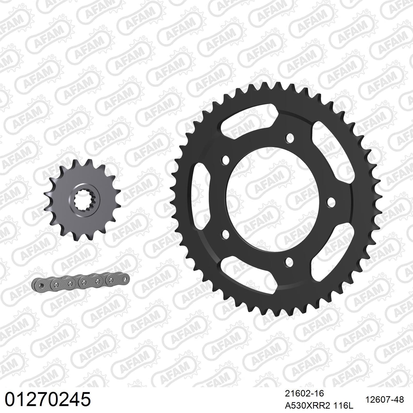Kit chaîne AFAM Yamaha YZF-R6 (1999-2002)