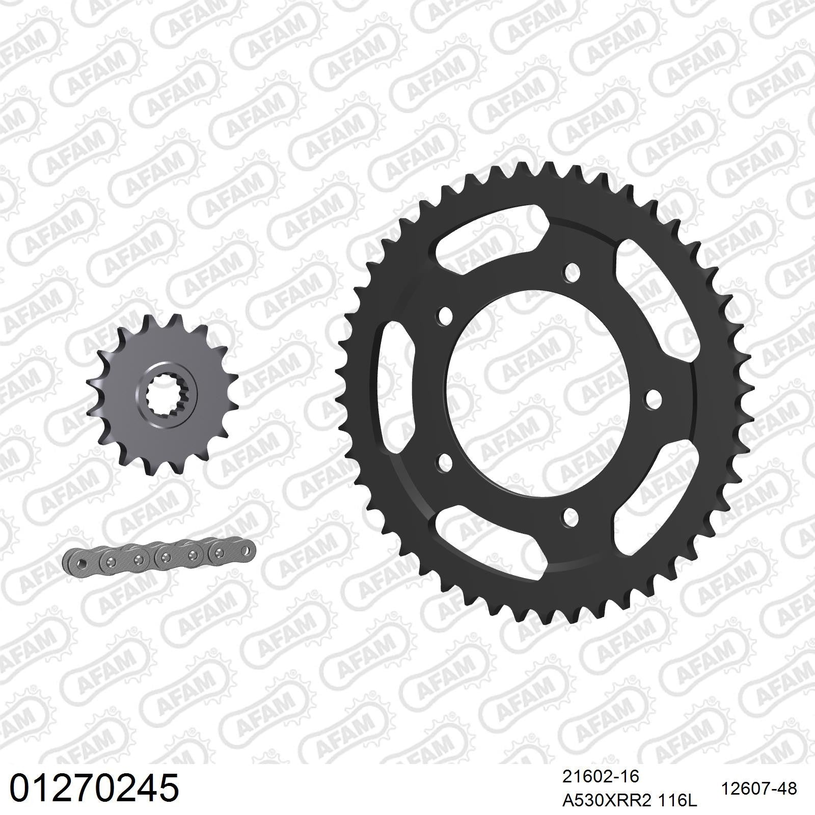 Kit chaîne AFAM Yamaha YZF-R6 (1999-2002)