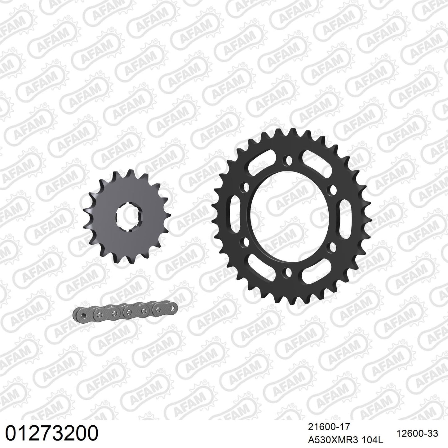 Kit chaîne AFAM Yamaha XS 650 (1976-1981)