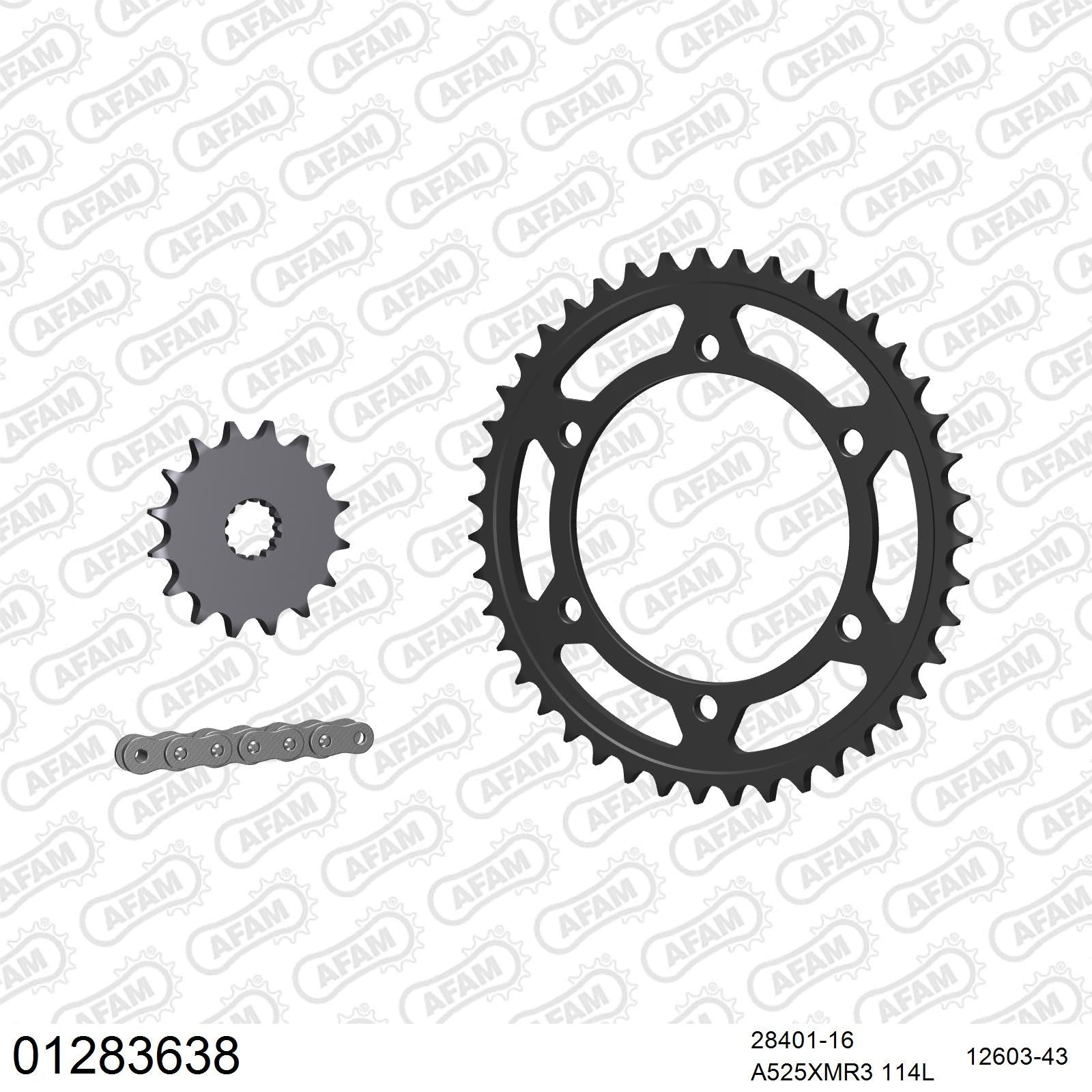 Kit chaîne AFAM Yamaha TDM 850 (1999-2001)