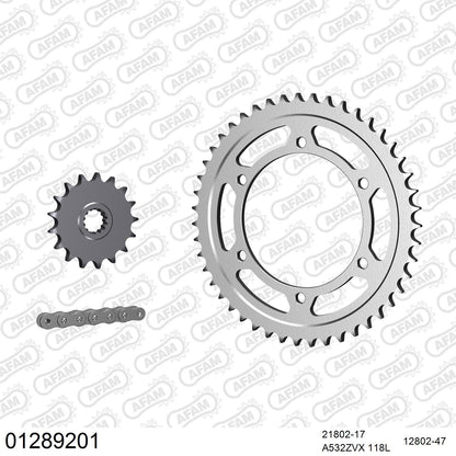 Kit chaîne AFAM Yamaha GTS 1000 (1993-2000) (12892018)