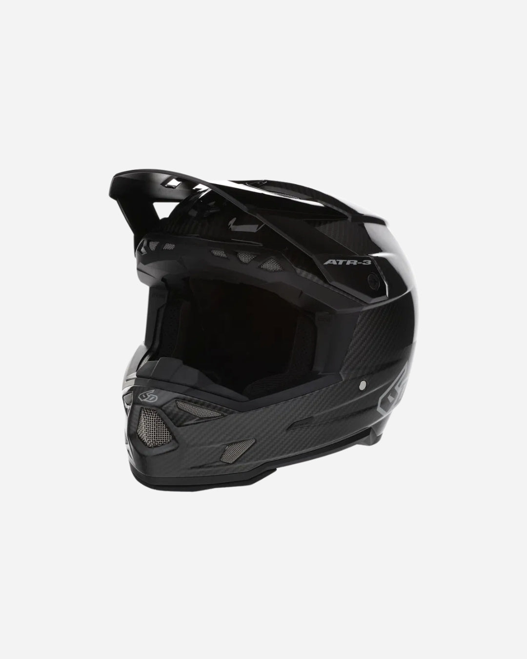 Casque 6D ATR-3 Solid - Noir Mat (Homologué FIM)