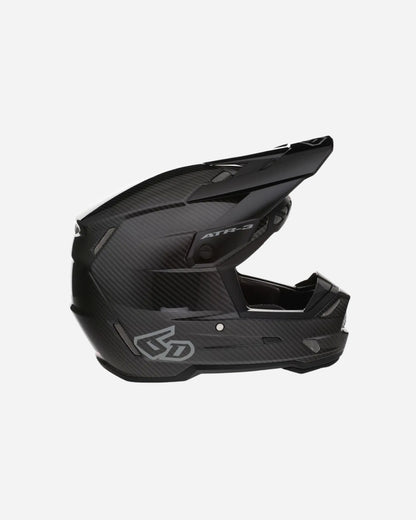 Casque 6D ATR-3 Solid - Noir Mat (Homologué FIM)