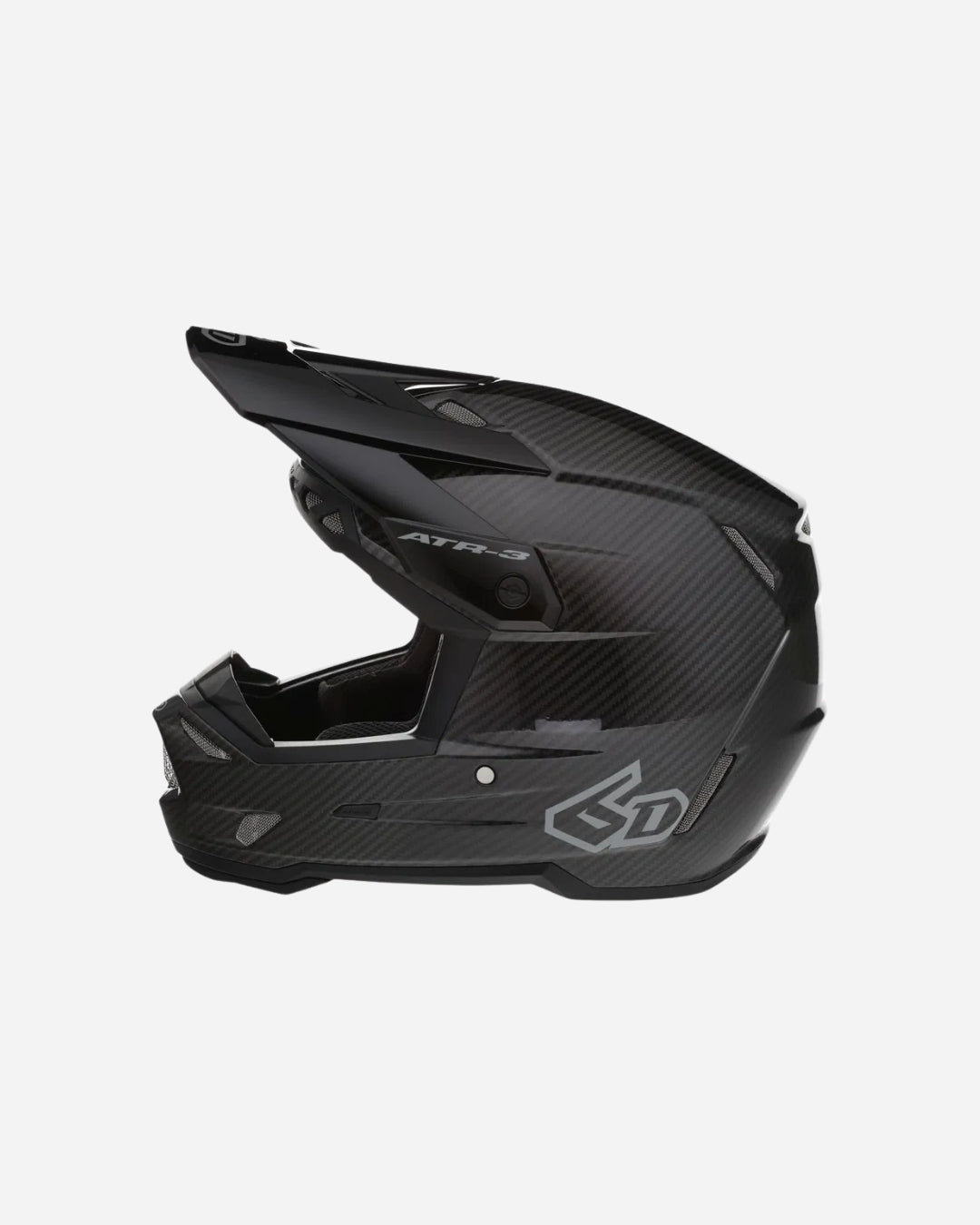 Casque 6D ATR-3 Solid - Noir Mat (Homologué FIM)