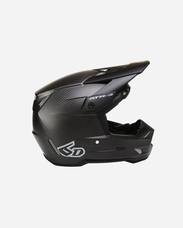 Casque 6D ATR-3 Solid - Noir Mat (Homologué FIM) FRHPhe-02
